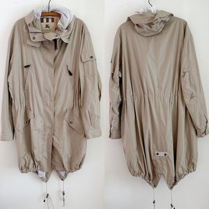 Burberry Lightweight Rain Wind Jacket Sz Womens 8